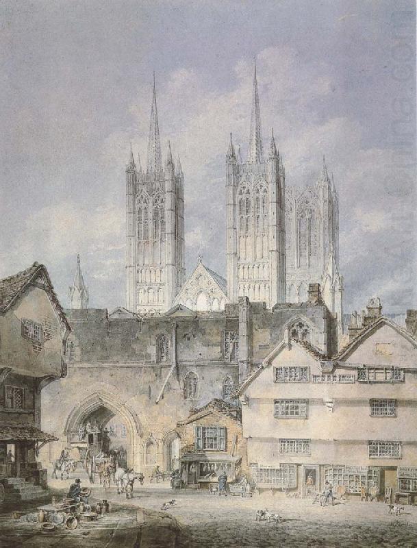 Lincon church, Joseph Mallord William Turner